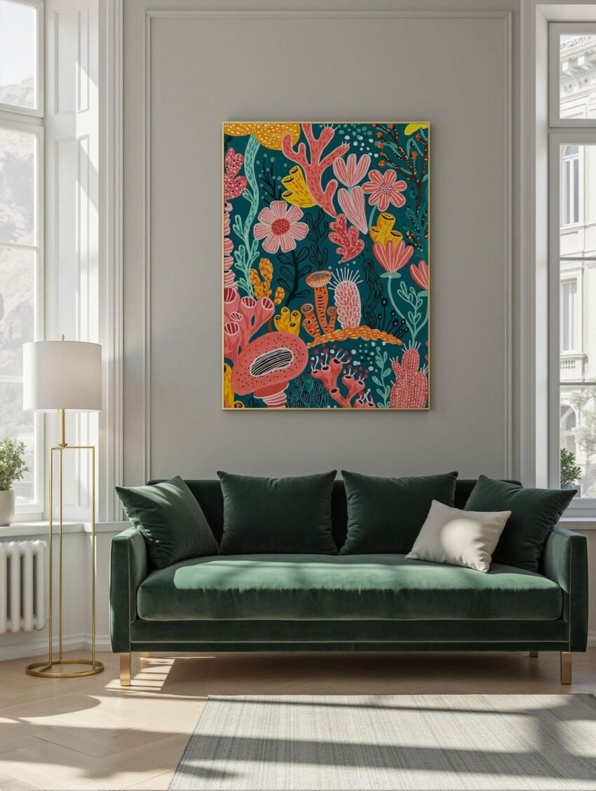 Transform Your Space with the Beauty of Nature – Original Dandelion Canvas Art