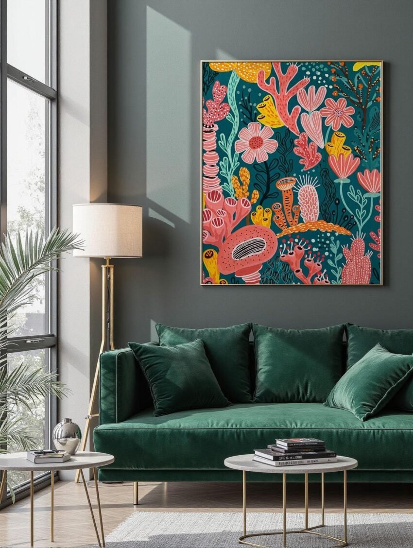 Transform Your Space with the Beauty of Nature – Original Dandelion Canvas Art