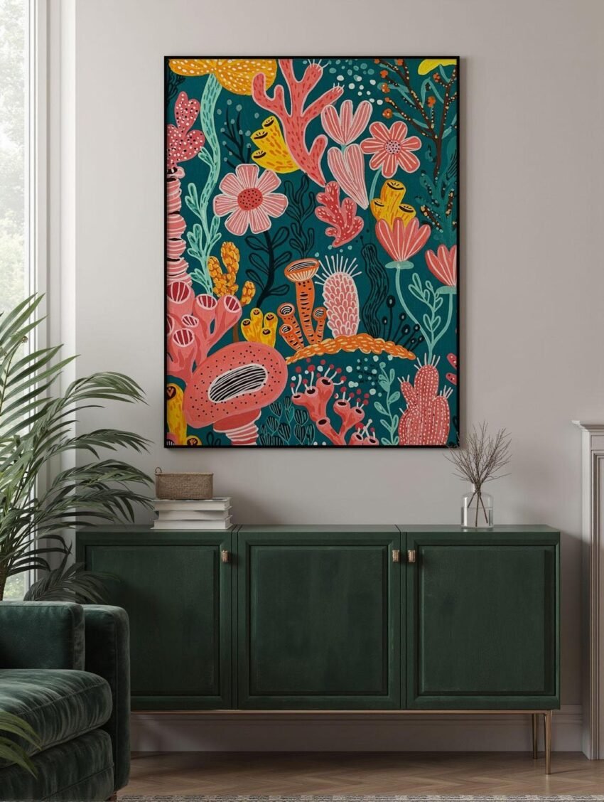 Transform Your Space with the Beauty of Nature – Original Dandelion Canvas Art