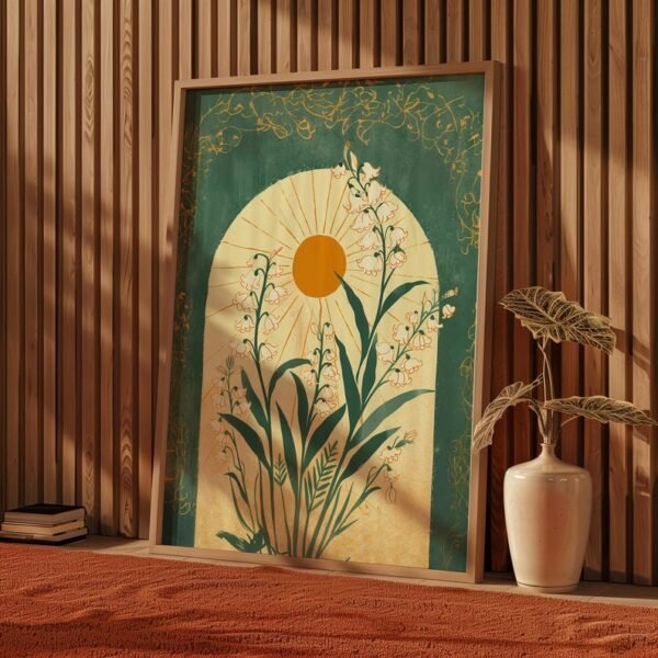 Lily of the Valley – Taurus Zodiac Art Print