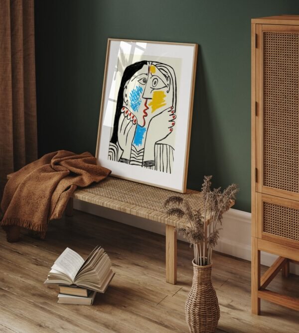 Picasso Exhibition Poster – The Kiss Art Print, Famous Artist Wall Decor, Gift Idea for Art Lovers