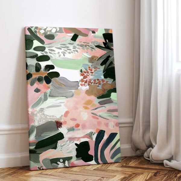 Colourful Botanical Wall Art, Canvas Wall Art, Wall Art Framed, Giclée, Large Wall Art, Maximalist Decor, Living Room, Bedroom, Painting