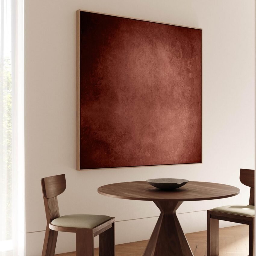 Mahogany Wabi Sabi Canvas Art
