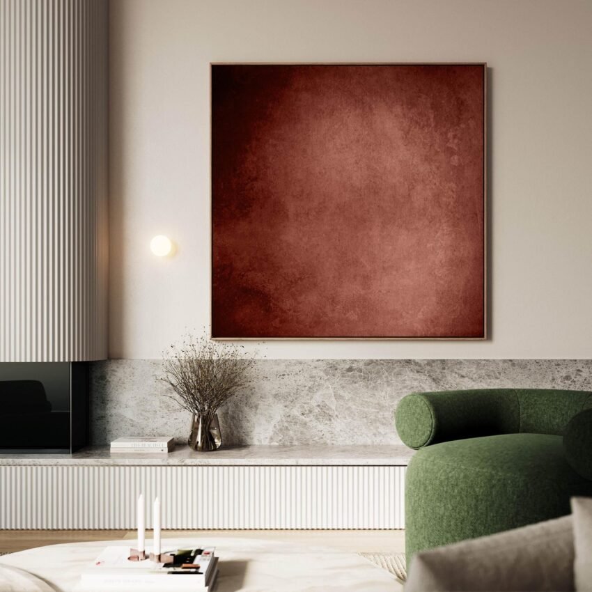 Mahogany Wabi Sabi Canvas Art