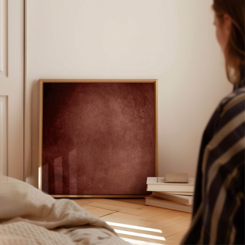 Mahogany Wabi Sabi Canvas Art