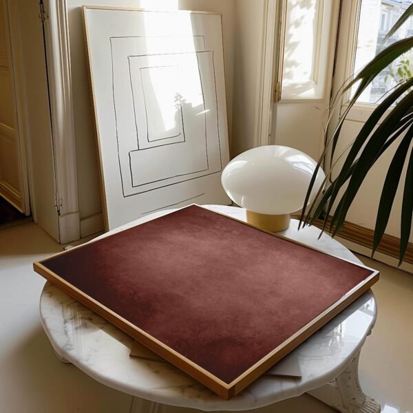 Mahogany Wabi Sabi Canvas Art