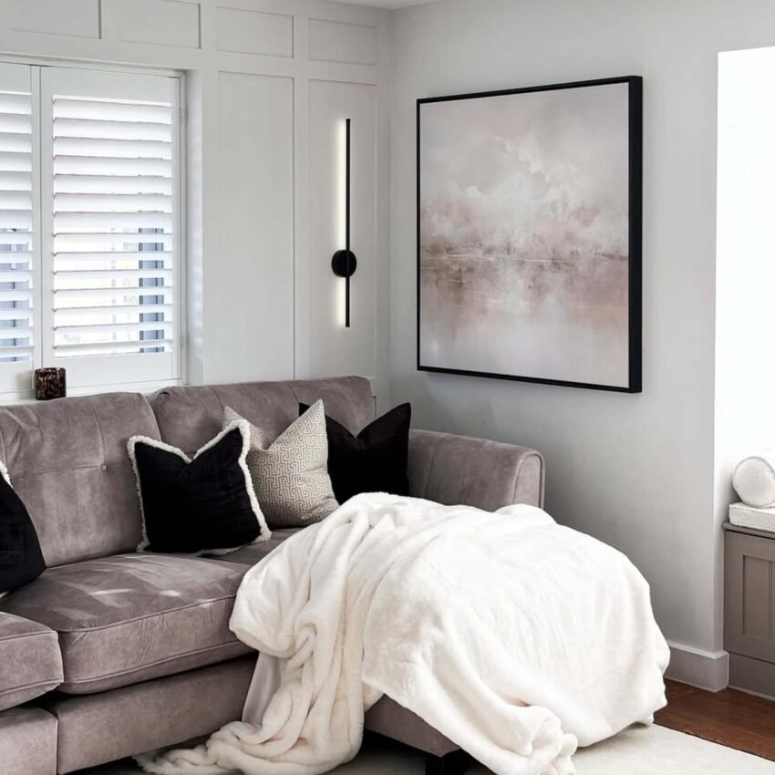 Vintage Clouds Canvas Wall Art